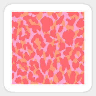 Pastel Cheetah Sticker